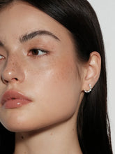 S925 Sterling Silver Moissanite Moon & Comet Stud Earrings